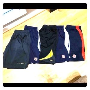 Set of 5 Men’s B-ball Shorts Nike & Under Armour
